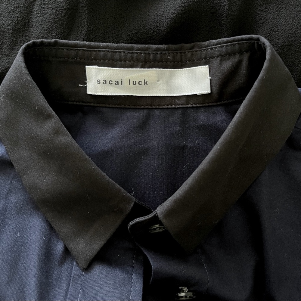 SACAI LUCK Colorblock Shirt - Picture 3 of 4